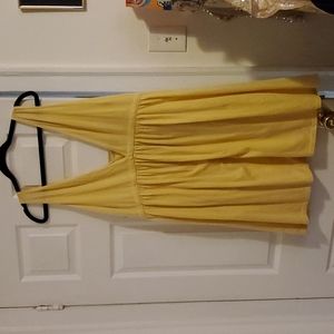 Yellow summer dress